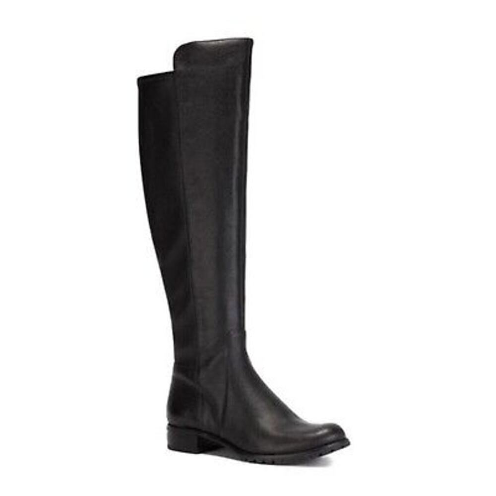 Michael‎ Kors Joanie Black Over the Knee Leather Stretch Boots